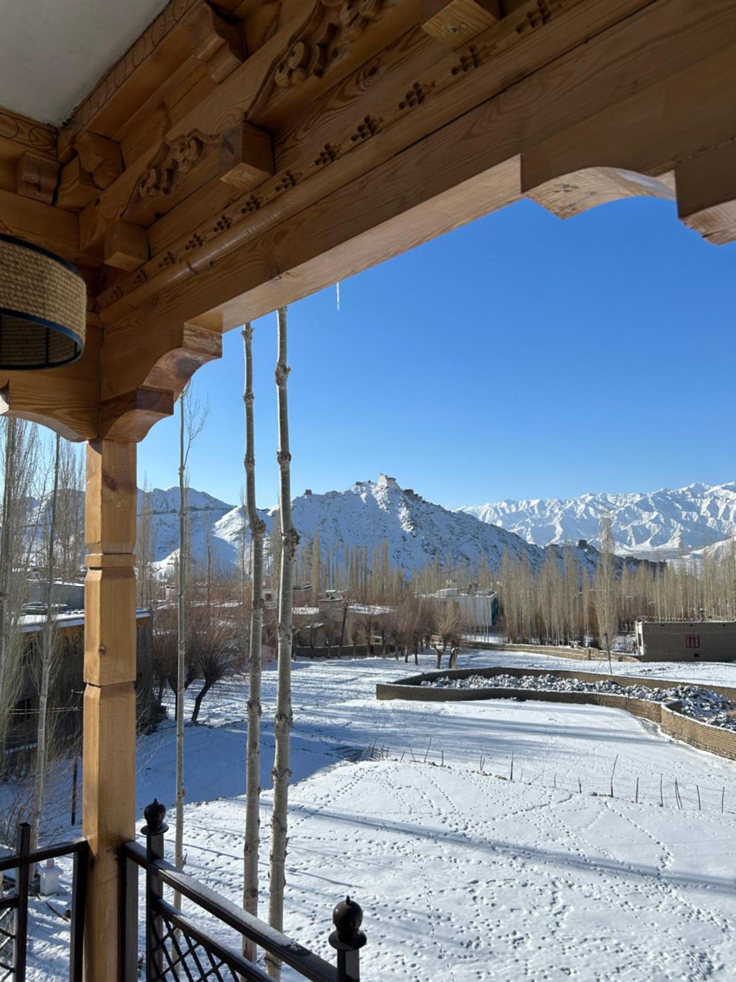 The Morning Sky Hotel Leh Exterior foto